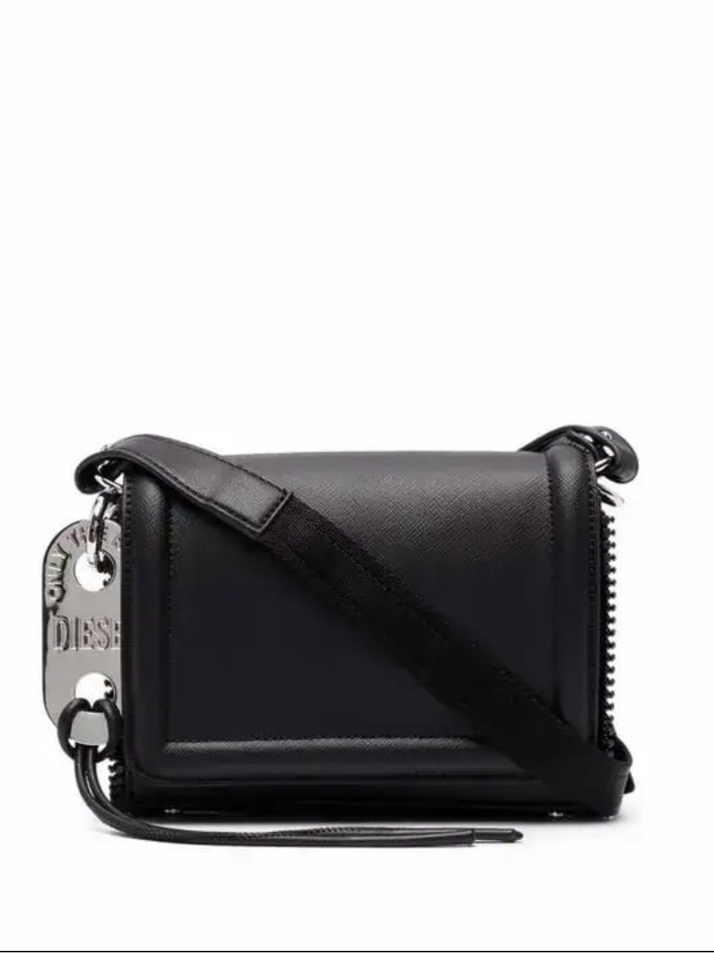 DIESEL® Small Saffiano Faux Leather Crossbody Bag NWT